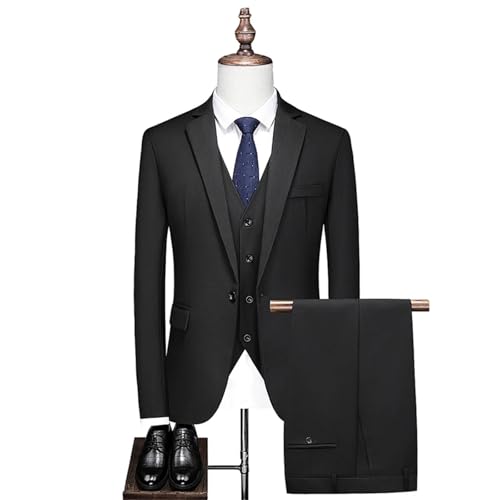 Men's Solid Color Casual Career Suit Jacket Youth Dress Small Suit